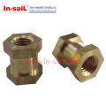 Brass Hex Head Thereed Insert Nut para Motorcyle